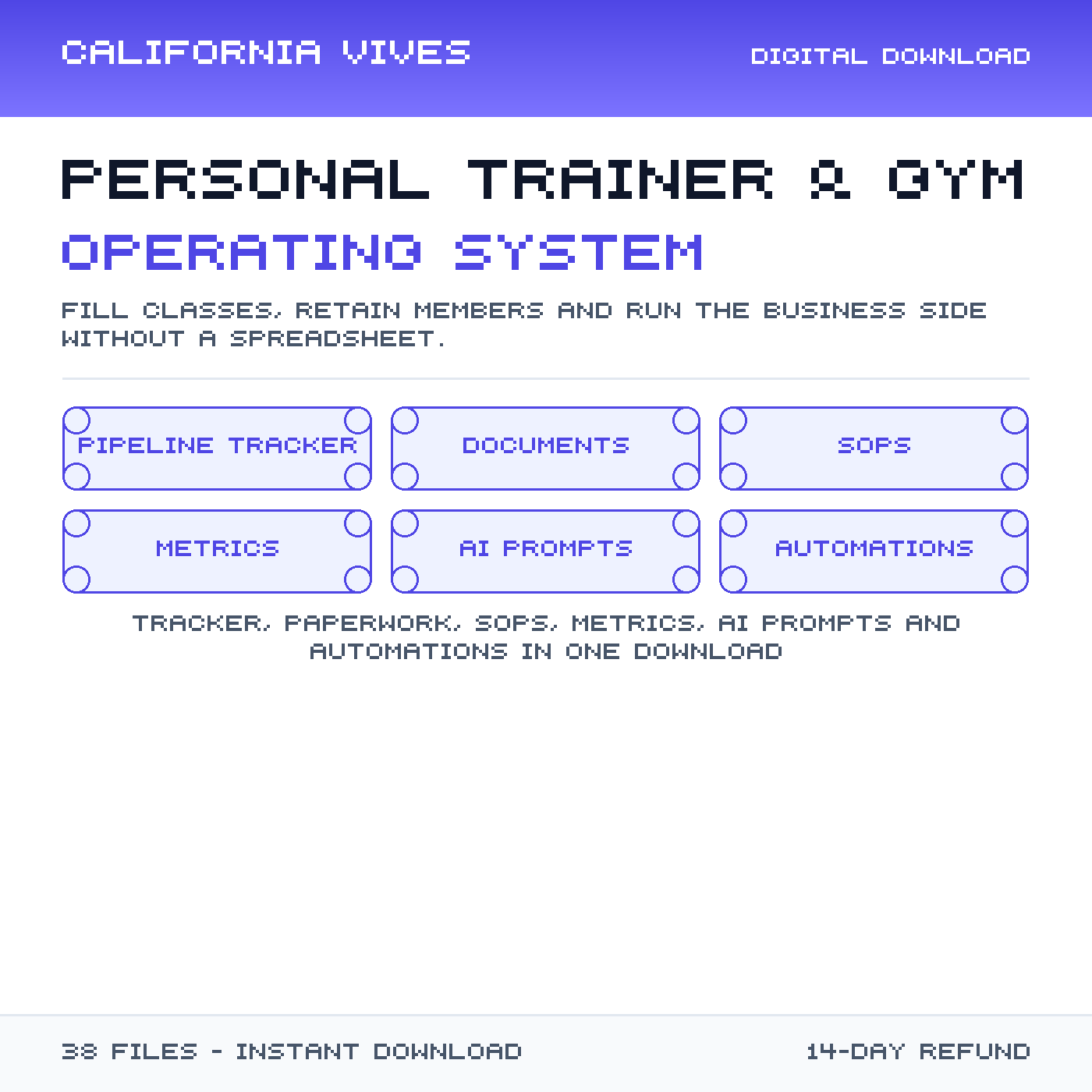 Personal Trainer & Gym Operating System preview