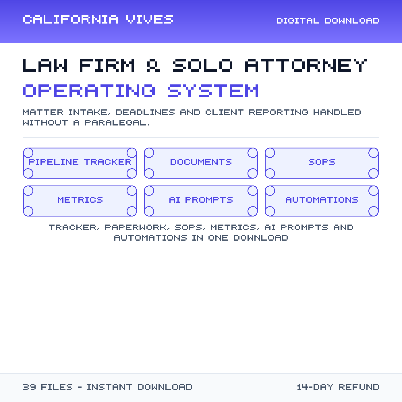 Law Firm & Solo Attorney Operating System preview