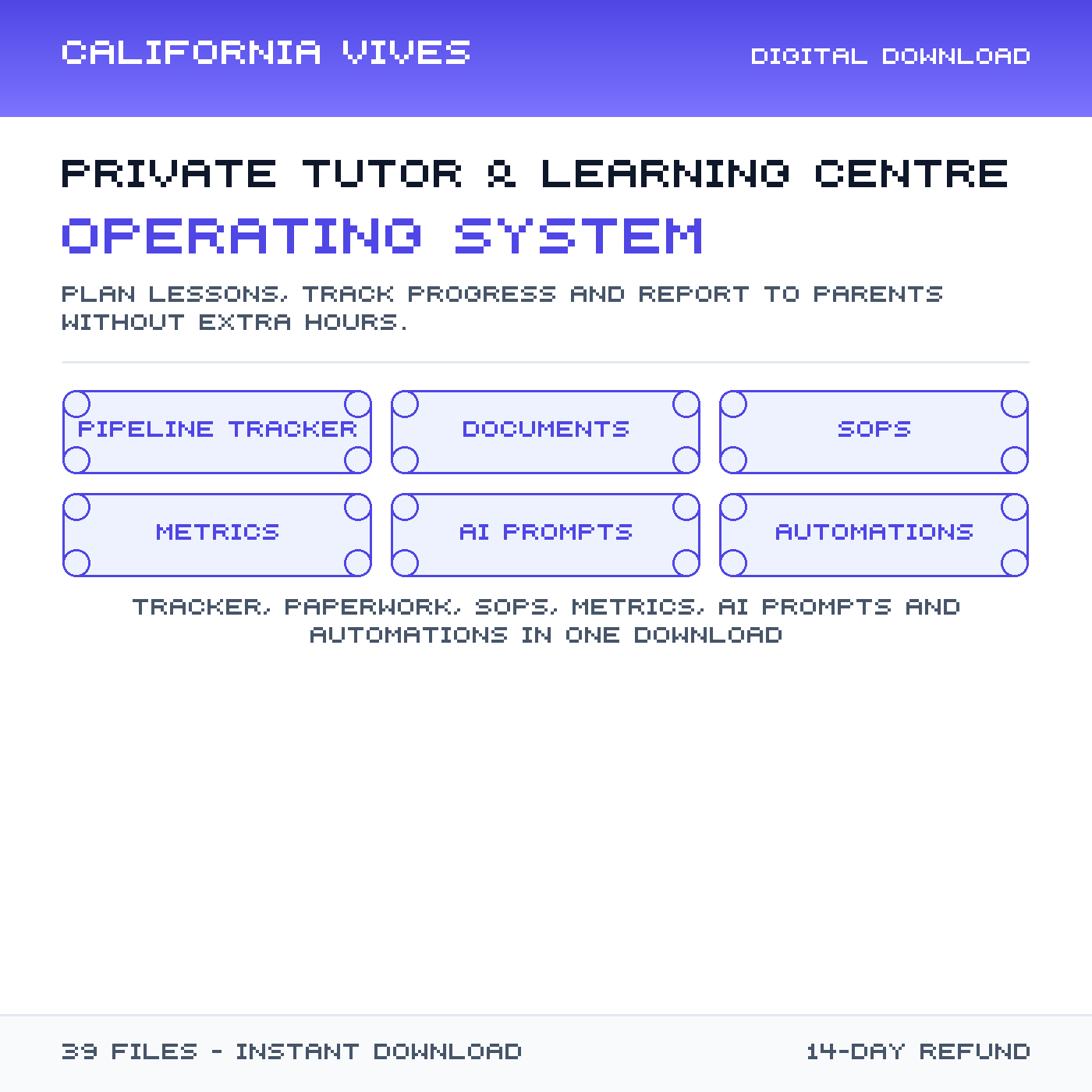 Private Tutor & Learning Centre Operating System preview